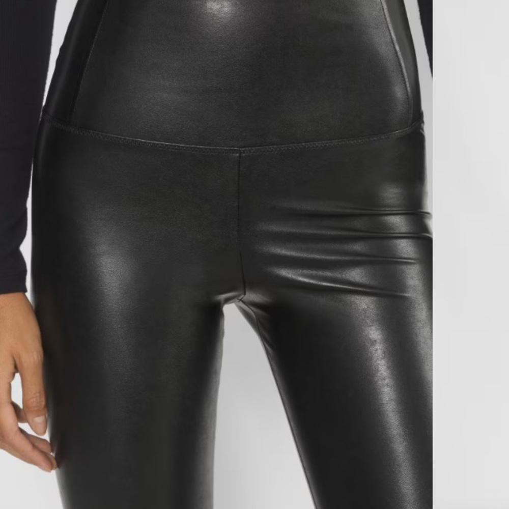 Wilfred Daria Faux Leather Black High-Waisted Leggings